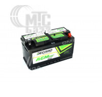 Аккумулятор Decaro 6СТ-92 Азе R  AGM Start-Stop EN850 А 353x175x190мм